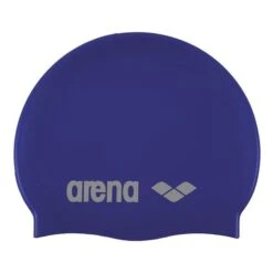 Cuffia Arena Classic Silicone Blu Argento