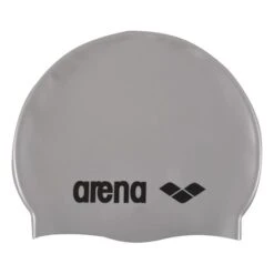Cuffia Da Nuoto Arena Classic Silicone Argento Nero