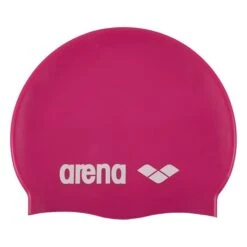 Cuffia Da Nuoto Arena Classic Silicone Rosa Bianco