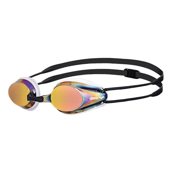 Occhialini Arena Tracks Mirror Nero Bianco Lenti A Specchio Rosse 3 Occhialini Arena Tracks Mirror Nero Bianco Lenti A Specchio Rosse