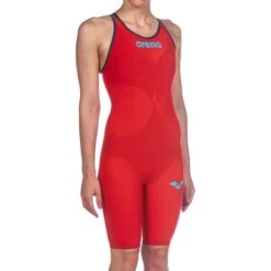 Costume Di Competizione Arena Powerskin Carbon Air 2 Open Back Rosso Donna -Arena ar 001128 045 003
