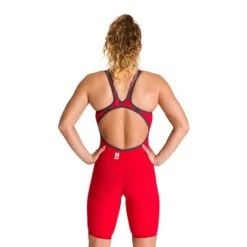 Costume Di Competizione Arena Powerskin Carbon Air 2 Open Back Rosso Donna -Arena ar 001128 045 004