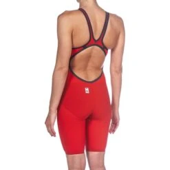 Costume Di Competizione Arena Powerskin Carbon Air 2 Open Back Rosso Donna -Arena ar 001128 045 005