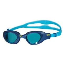Occhiali Nuoto Arena The One Blu Navy Con Lenti Trasparenti Blu Bambini