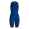 Body Triathlon Arena ST 2.0 Front Zip Senza Maniche Rosa Blu Donna -Arena ar 001505 72 001