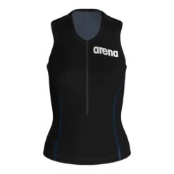 Top Triathlon Arena ST 2.0 Senza Maniche Nero Blu Donna -Arena ar 001507 508 2