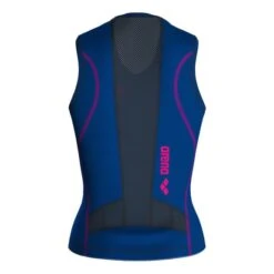 Top Triathlon Arena ST 2.0 Senza Maniche Blu Rosa Donna -Arena ar 001507 729 2