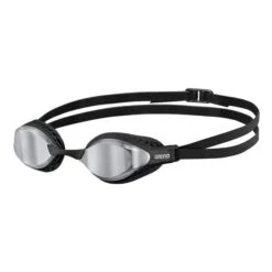 Occhialini Arena Air Speed Nero Con Lenti A Specchio Grigio