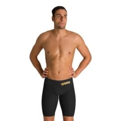 Costume Da Gara Arena Powerskin Carbon Glide Nero Giallo