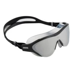 Occhialini Nuoto Arena The One Nero Grigio Con Lenti A Specchio-1 -Arena ar 004308 101 003