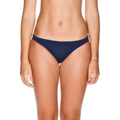 Slip Bikini Arena Solid Bottom Blu Scuro Logo Bianco Donna -Arena ar 02a245 075 006